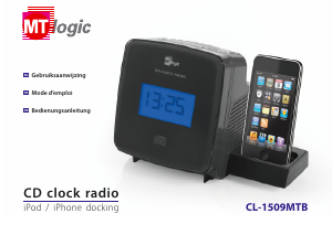 Mode d’emploi MT Logic CL-1509MTB Radio-réveil