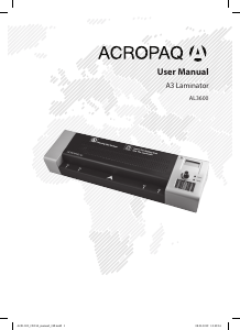 Manual Acropaq AL3600 Laminator