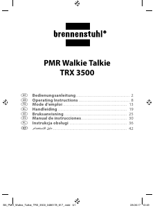 Bedienungsanleitung Brennenstuhl TRX 3500 Walkie-talkie