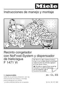 Manual de uso Miele F 1471 Vi Congelador