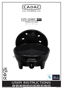 Manual Cadac Citi Chef 40 Barbecue