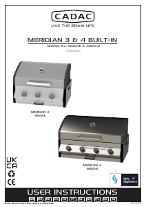 Manual Cadac Meridian 4 Barbecue