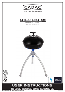 Bruksanvisning Cadac Grillo Chef 40 Grill