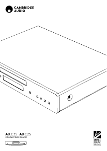 Handleiding Cambridge AXC35 CD speler