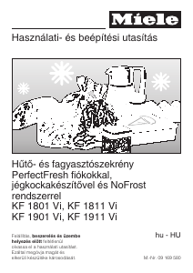 Használati útmutató Miele F 1901 Vi Fagyasztó
