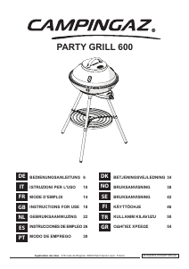 Manual Campingaz Party Grill 600 Barbecue