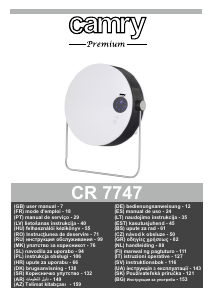 Manual de uso Camry CR 7747 Calefactor