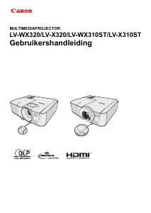 Handleiding Canon LV-X310ST Beamer