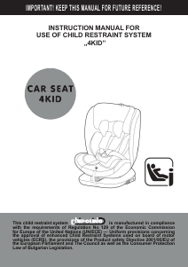 Manual Chipolino 4KID Car Seat