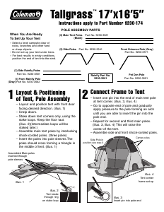 Manual Coleman Tallgrass Tent
