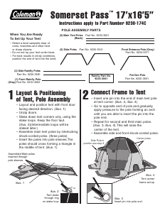 Manual Coleman Somerset Pass Tent