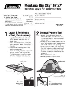 Manual Coleman Montana Big Sky Tent