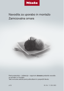 Priročnik Miele F 2413 Vi Zamrzovalnik