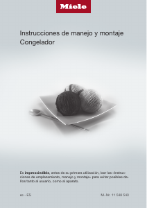 Manual de uso Miele F 2672 Vi Congelador