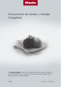 Manual de uso Miele F 2811 Vi Congelador