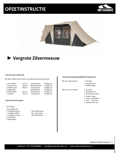 Handleiding De Waard Vergrote Zilvermeeuw Tent