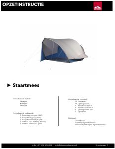 Handleiding De Waard Staartmees Tent