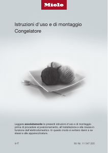 Manuale Miele F 2813 Vi Congelatore