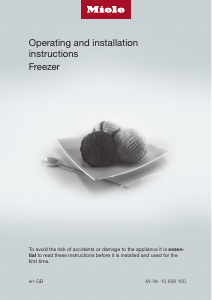 Manual Miele F 31202 Ui-1 Freezer