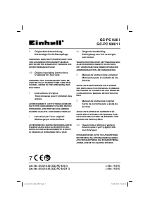 Mode d’emploi Einhell GC-PC 930 I Tronçonneuse