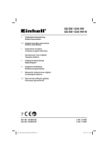 Handleiding Einhell GE-EM 1536 HW Grasmaaier