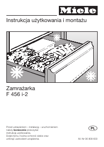 Instrukcja Miele F 456 i-2 Zamrażarka