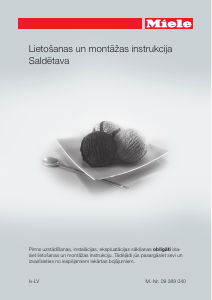 Rokasgrāmata Miele F 5122 Ui Saldētava