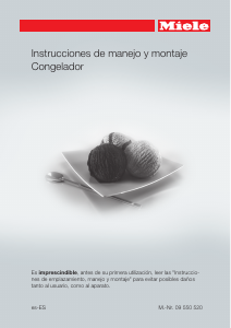 Manual de uso Miele F 9122 Ui-2 Congelador