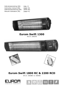Manual Eurom Swift 2200 RCD Patio Heater