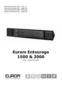 Handleiding Eurom Entourage 1500 Terrasverwarmer