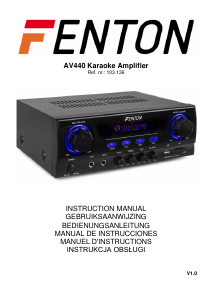 Bedienungsanleitung Fenton AV440 Verstärker