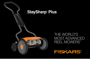 Manual Fiskars StaySharp Plus Lawn Mower