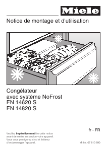 Mode d’emploi Miele FN 14820 S Congélateur