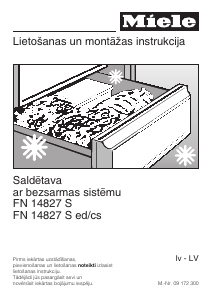 Rokasgrāmata Miele FN 14827 S ed Saldētava