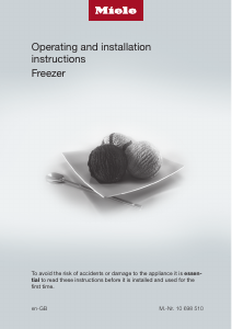 Manual Miele FN 24062 ws Freezer