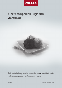 Priručnik Miele FN 28062 ws Zamrzivač