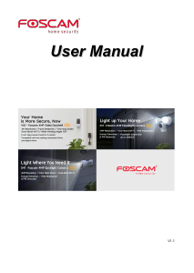 Manual Foscam X3E IP Camera