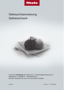 Bedienungsanleitung Miele FN 4772 E Gefrierschrank