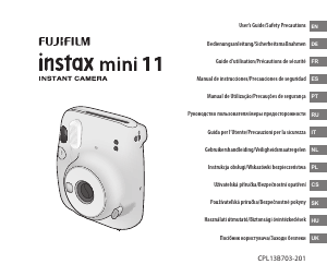 Руководство Fujifilm Instax Mini 11 Камера