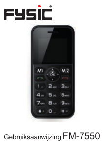 Handleiding Fysic FM-7550 Mobiele telefoon