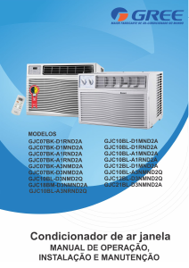 Manual Gree GJC18BM-D3NMND2A Ar condicionado