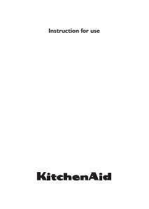 Manual KitchenAid KIO 3T133 PFE UK Dishwasher
