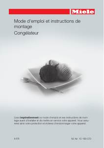 Mode d’emploi Miele FNS 37402 i Congélateur