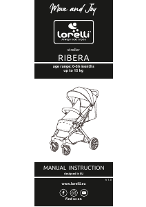 Руководство Lorelli Ribera Детская коляска