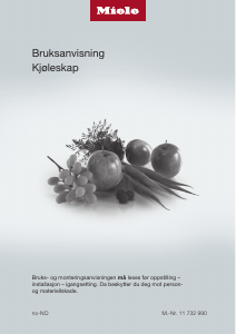 Bruksanvisning Miele K 7113 F Kjøle-fryseskap