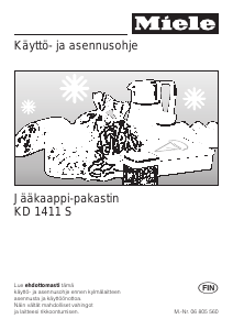 Käyttöohje Miele KD 1411 S Jääkaappipakastin