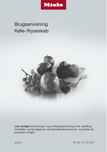 Brugsanvisning Miele KD 4052 E Køle-fryseskab
