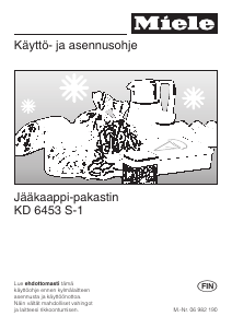 Käyttöohje Miele KD 6453 S-1 Jääkaappipakastin
