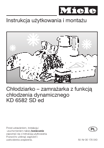 Instrukcja Miele KD 6582 SD ed Lodówko-zamrażarka