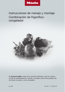Manual de uso Miele KF 2912 Vi Frigorífico combinado